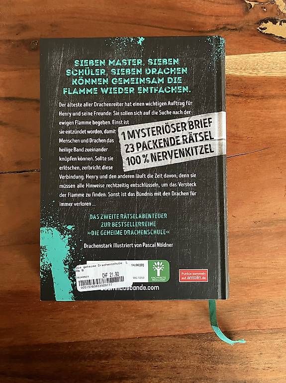 Libri: Die geheime Drachenschule GEHEIM – Nuovo (secondo la descrizione) da Winterthur venduto da horvath09 1