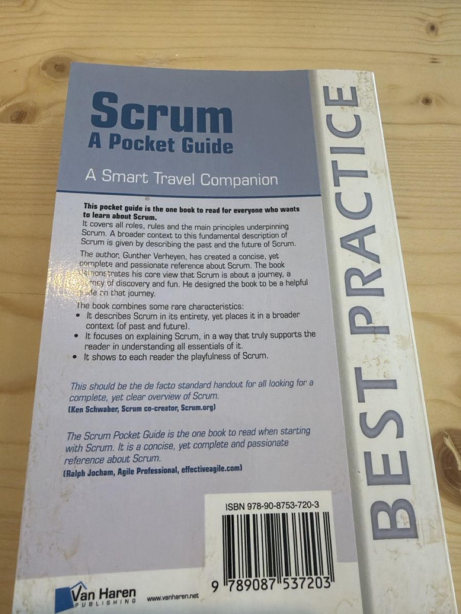 Bücher: Scrum A Pocket Guide, Van Haren Publishing, Buch, neu – Gebraucht aus Tafers von Tschanz-Solutions 1