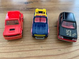 Modellautos von Majorette Renault R5 Turbo, Peugeot 205 GTI