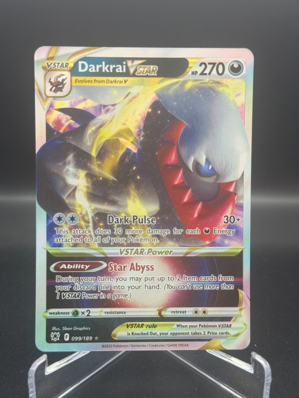 Pokémon Carte collezionabili: Darkrai VSTAR (ASR 099) – Usato da Birmensdorf ZH venduto da SnorlaxMail