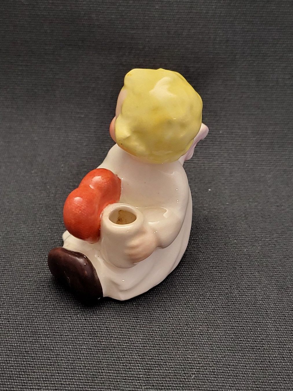 Statuette: Engeli mit Herz / Kerzenständer – Usato da Basel venduto da spinne02 2