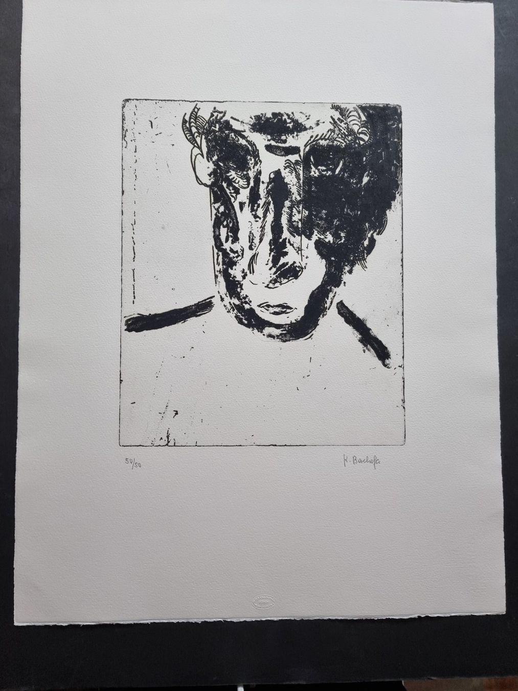 Grafiken & Lithographien: KARL BACHOFER RADIERUNG SIGNIERT NUMMERIERT – Gebraucht aus Gersau von grafik-kunst 1