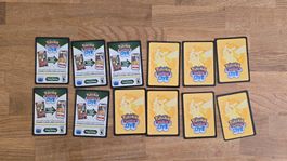 12 x Pokemon Trading Card Game Live Karten