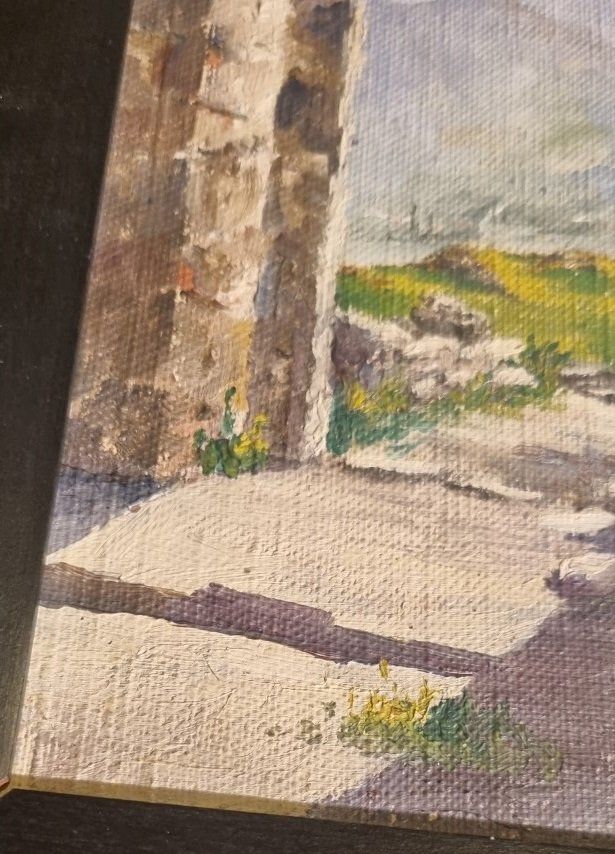 Dipinti: Kleines Gemälde aus einer Kunstsammlung – Usato da Flums venduto da Flumsantik 3