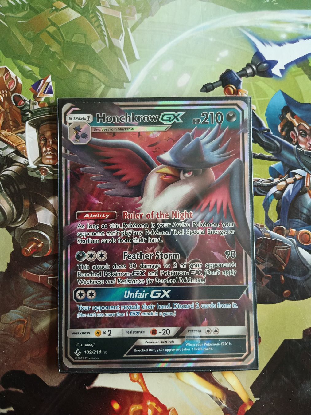 Pokémon Sammelbilder & Trading cards: Honchkrow GX - Pokemon – Gebraucht aus Altstätten SG von GGsGameshop