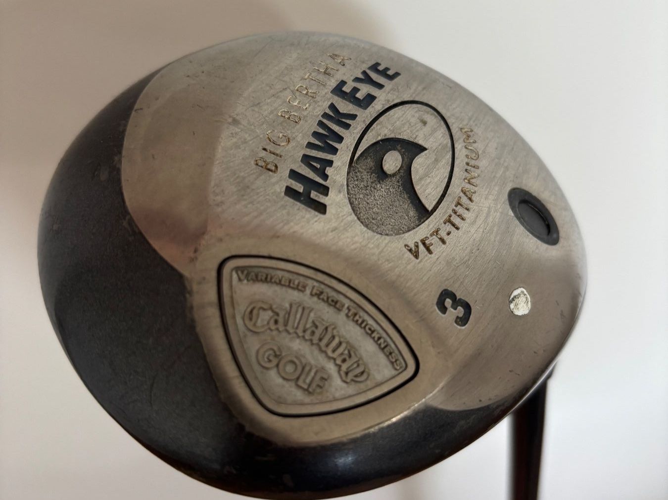 Callaway Mazze & Set: Callaway Big Bertha Hawkeye #3 Driver mit Haube. – Usato da Horgen venduto da uge_pd5p 2