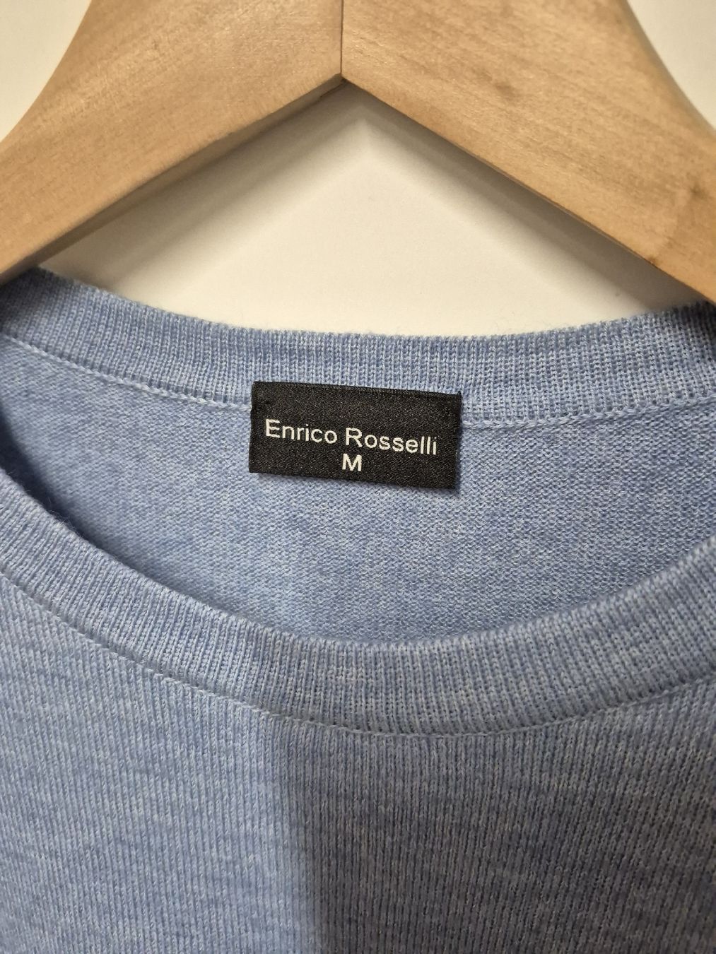 Maglioni & Felpe: Merinopullover Enrico Rosselli Gr.M hellblau – Usato da Merligen venduto da muss_haben 3