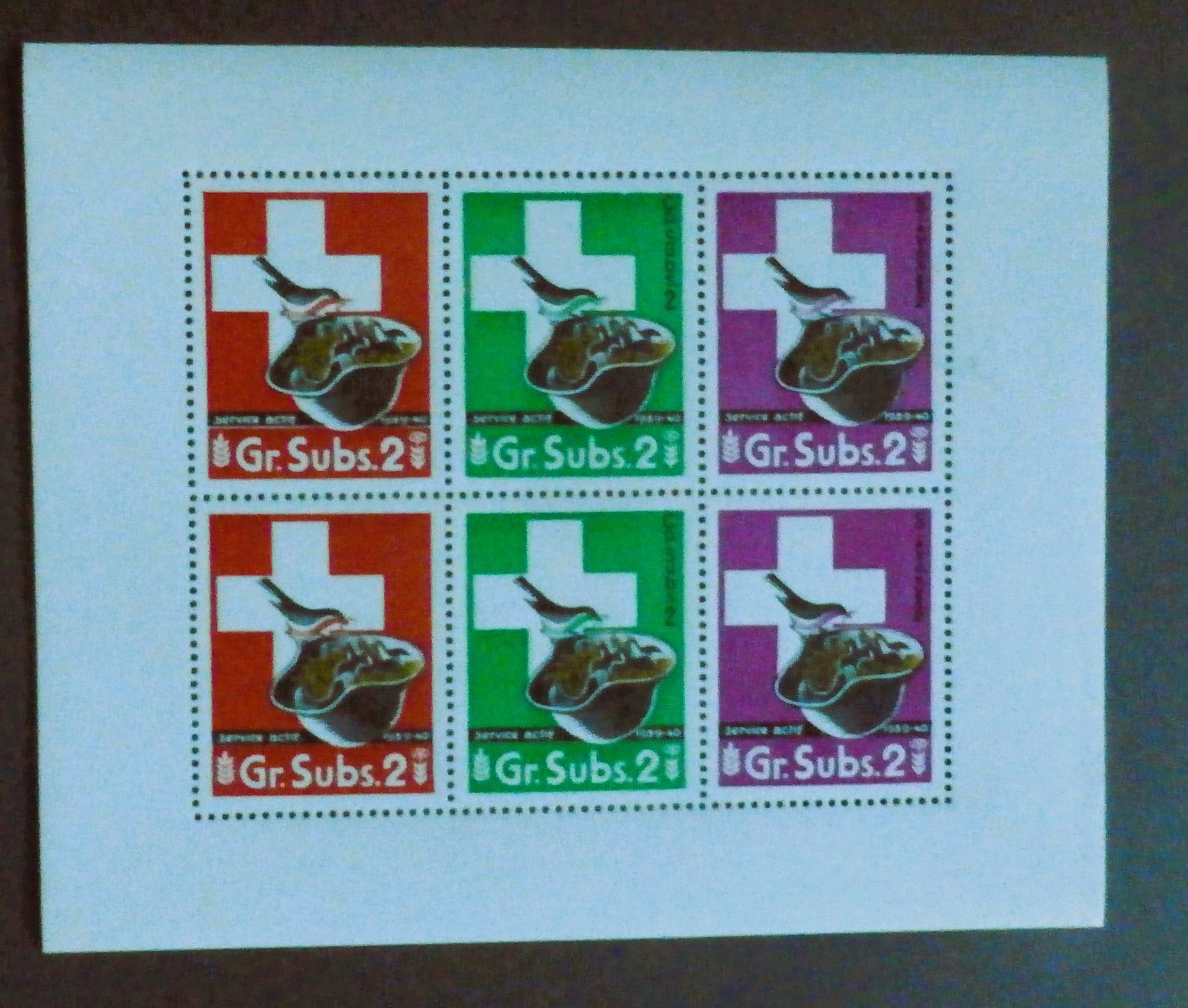 Tutti i francobolli: Soldatenmarken Block ** – Nuovo (secondo la descrizione) da Kehrsatz venduto da Bernherb2 1