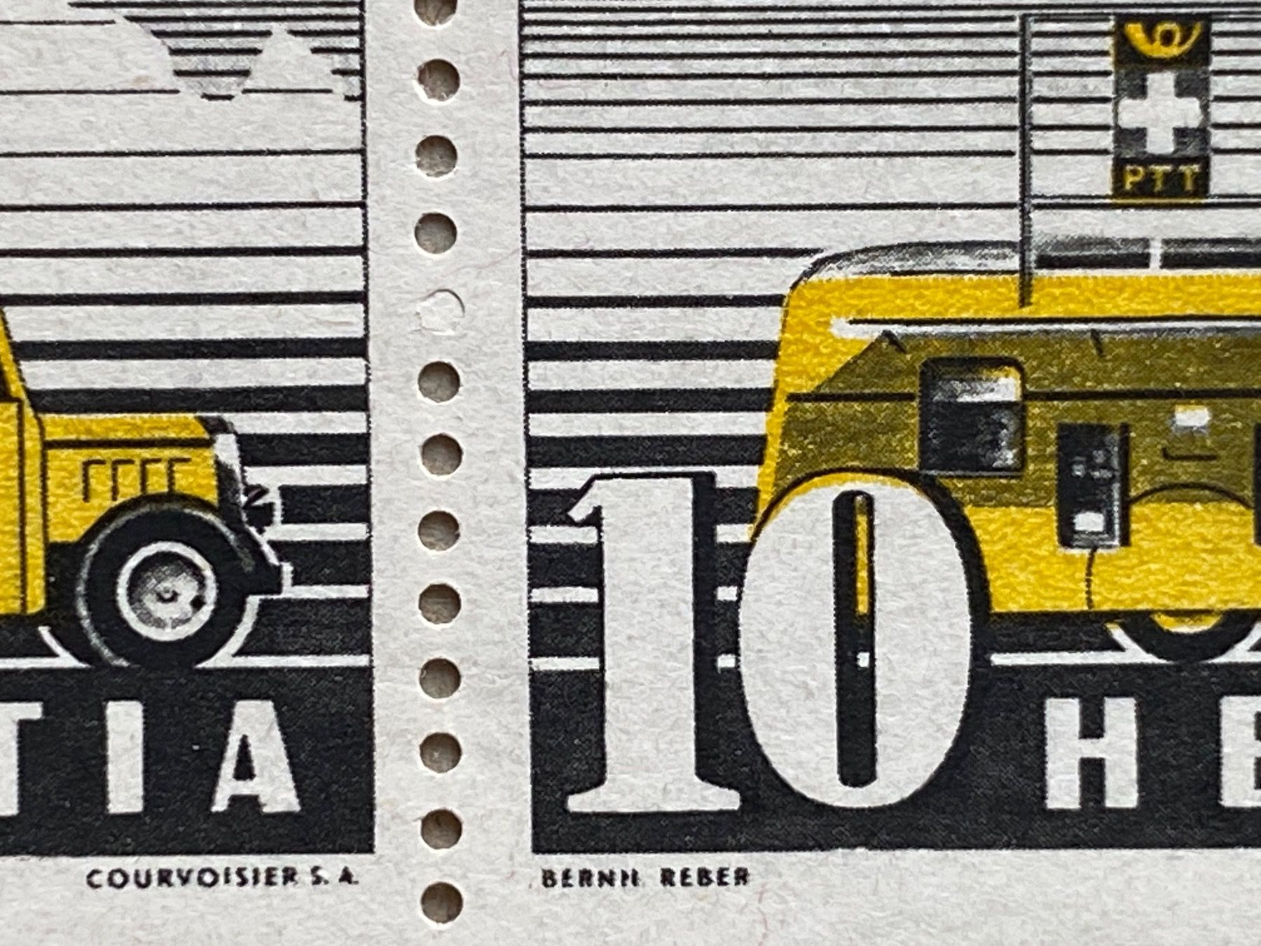 Tutti i francobolli: 210y, postfrisch, Druckverschiebung, Viererblock, vgl Bilder – Usato da Aarau venduto da hilde47