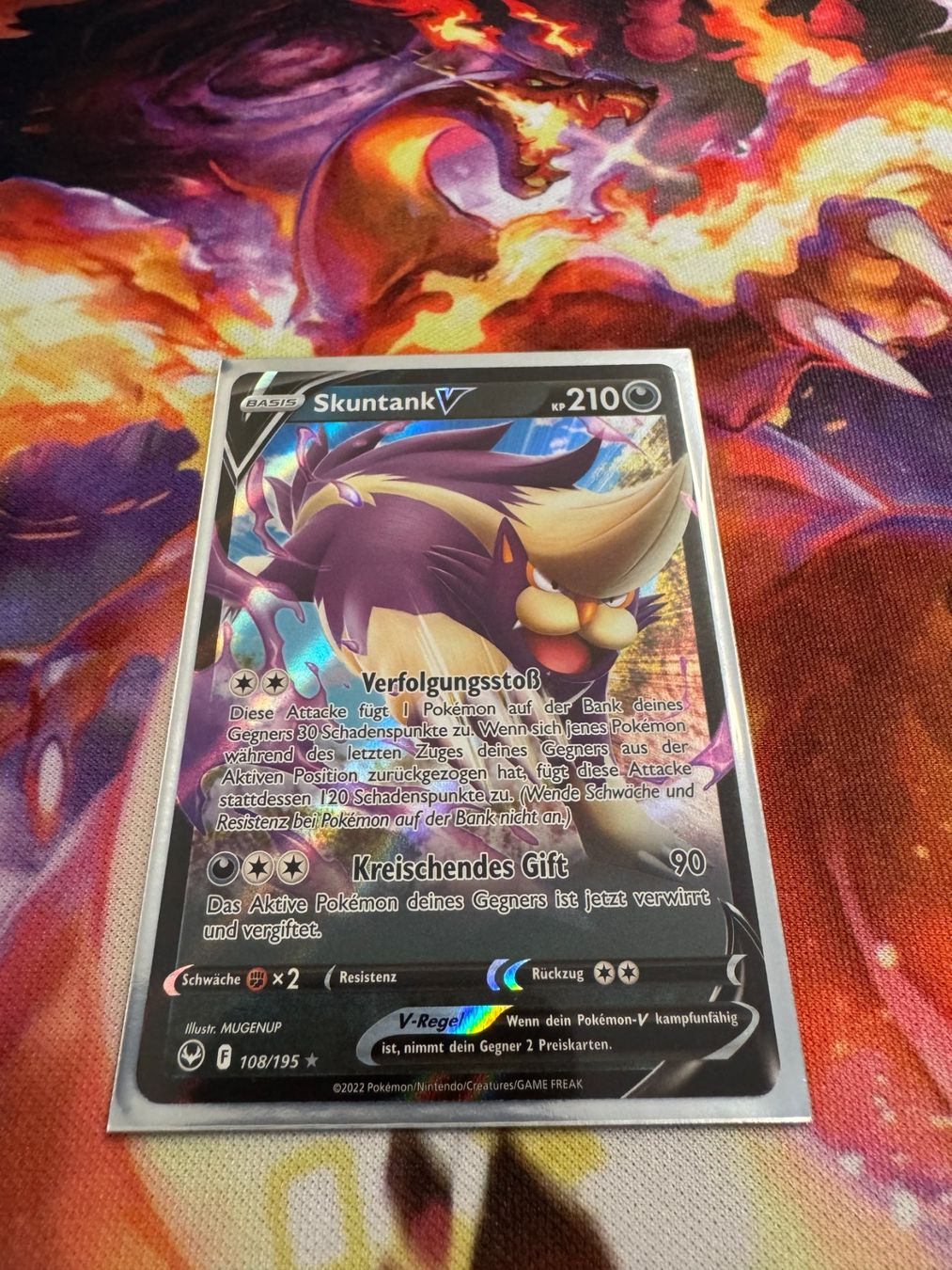 Pokémon Carte collezionabili: Skuntank V (SIT 108) / Silberne Sturmwinde – Nuovo (secondo la descrizione) da Bülach venduto da CherryBlu