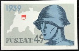 Soldatenmarke 2.WK, Füs Bat 49, geschn, Wi Inf 366-2
