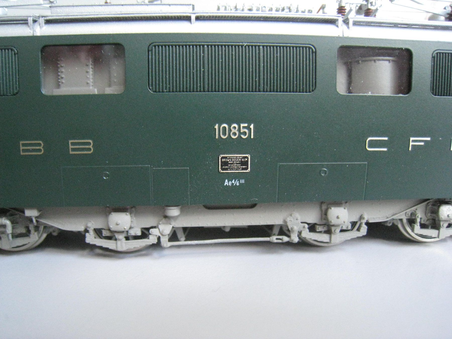 Lemaco Modellini di ferrovie: Lemaco, Ae 4/6 10851, SBB 3 System Lok, HO 085/1 oder Am 4/6 – Usato da Buchs ZH venduto da swiss-train 1