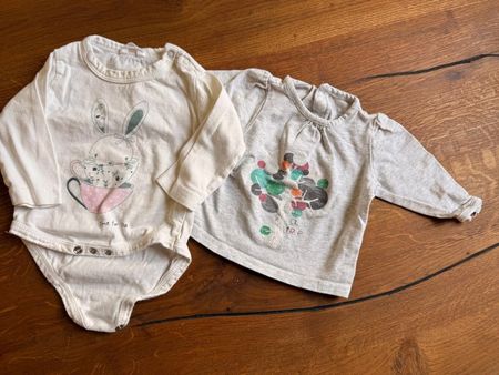 2er-Set Baby-Oberteile (Gr. 62)