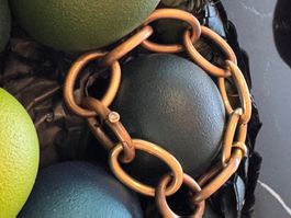 Orig. Armband von Isabelle Fa, poliertes Roségold und Bronze