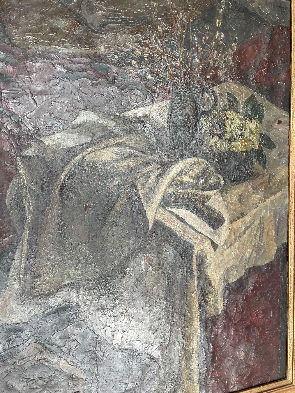 Dipinti: Ehinger Robert - Blumenstilleben - 112 x 90 cm - sign./dat.! – Usato da Fidaz venduto da Montifino 5