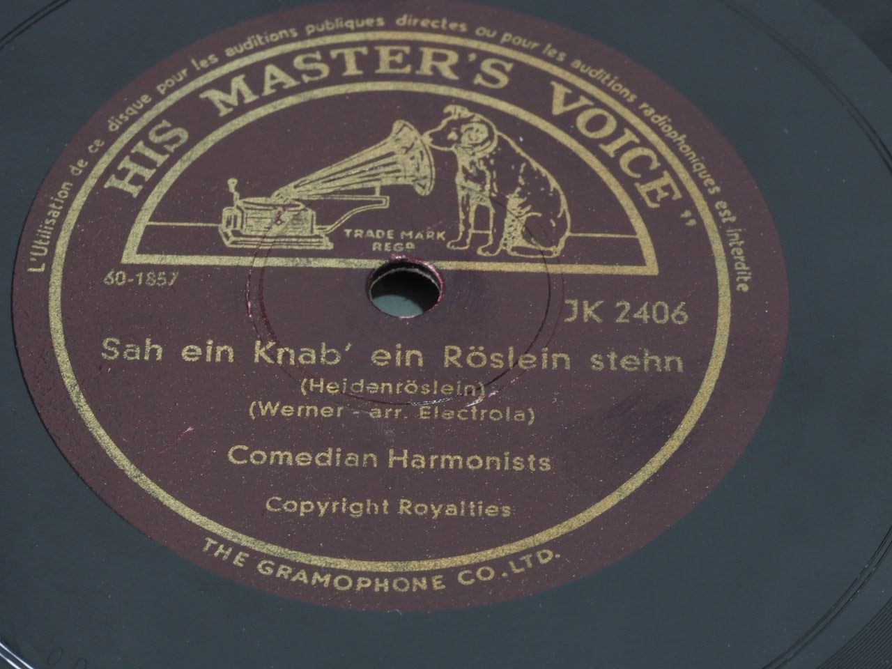 Vinyles: DISQUES 78 TOURS – D'occasion à Lausanne par Leag 1