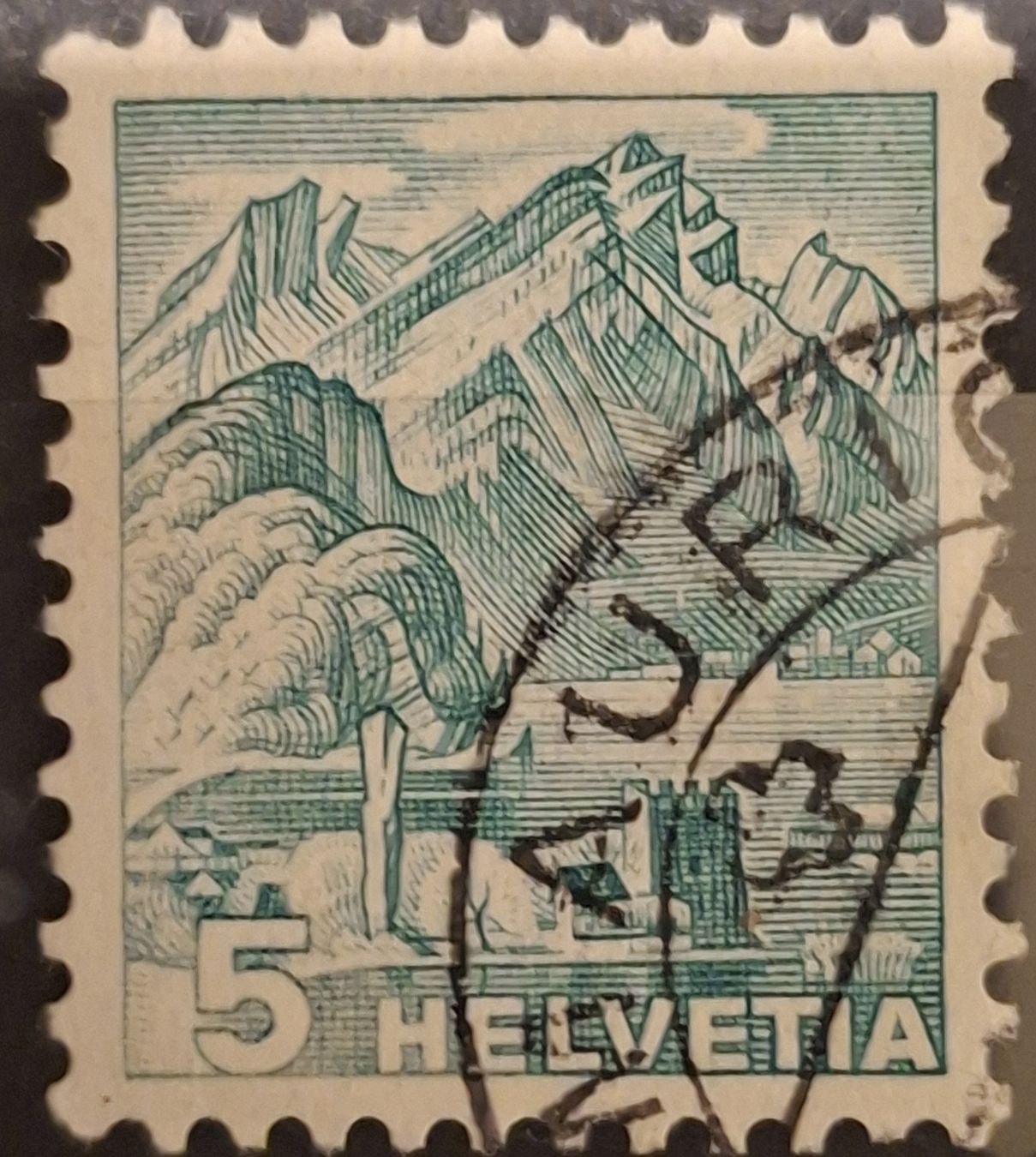 Tous les timbres: Pilatus leichte Plattenabnützung – D'occasion à Balgach par SIMEON27