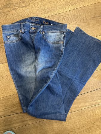Jean flare Escada Sport, taille 36 bleu délavé, neuf !
