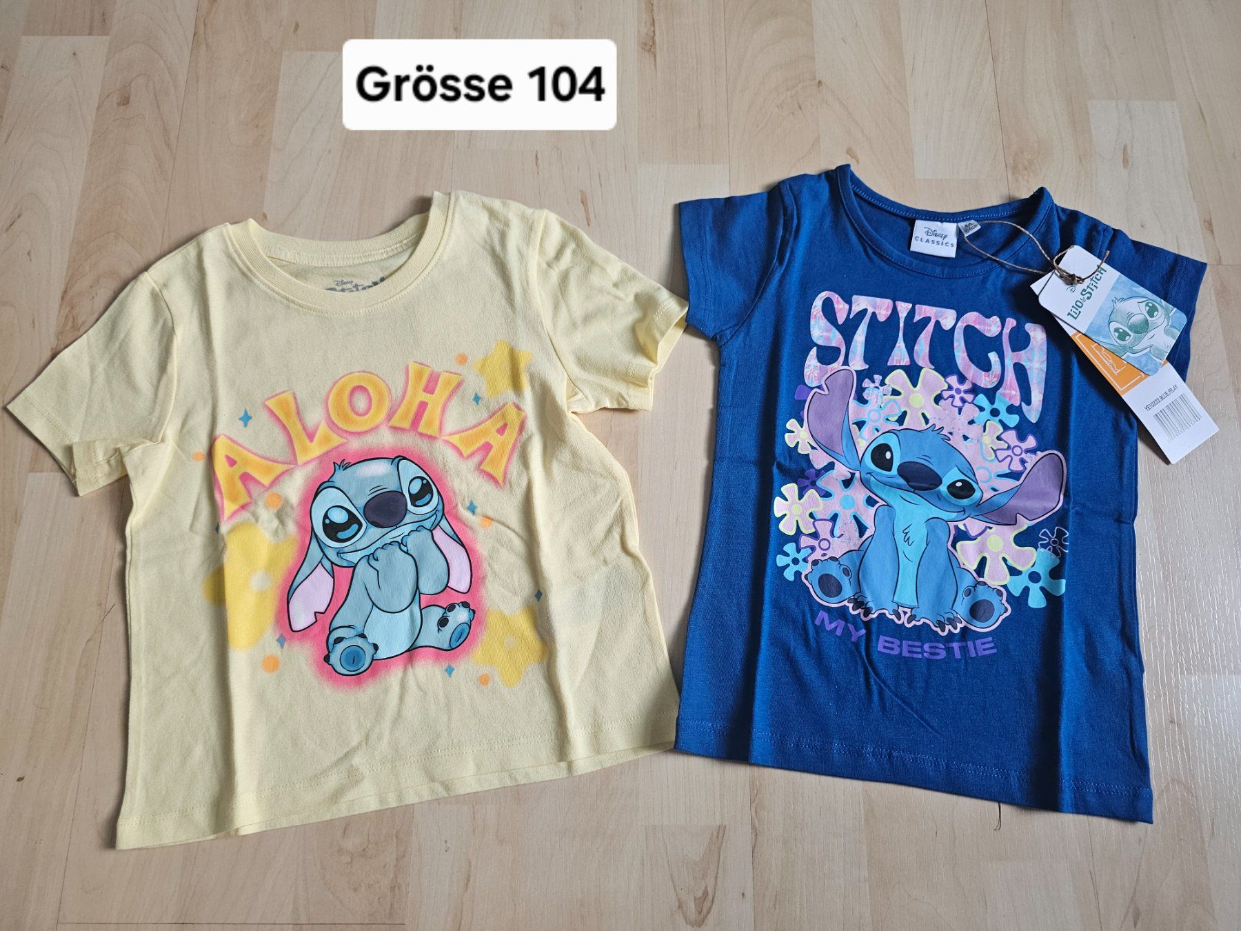 Camicette, T-shirt & Top: 2 T-Shirts Stitch Grösse 104 – Nuovo (secondo la descrizione) da Balterswil venduto da Dikdik1992