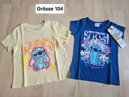 2 T-Shirts Stitch Grösse 104