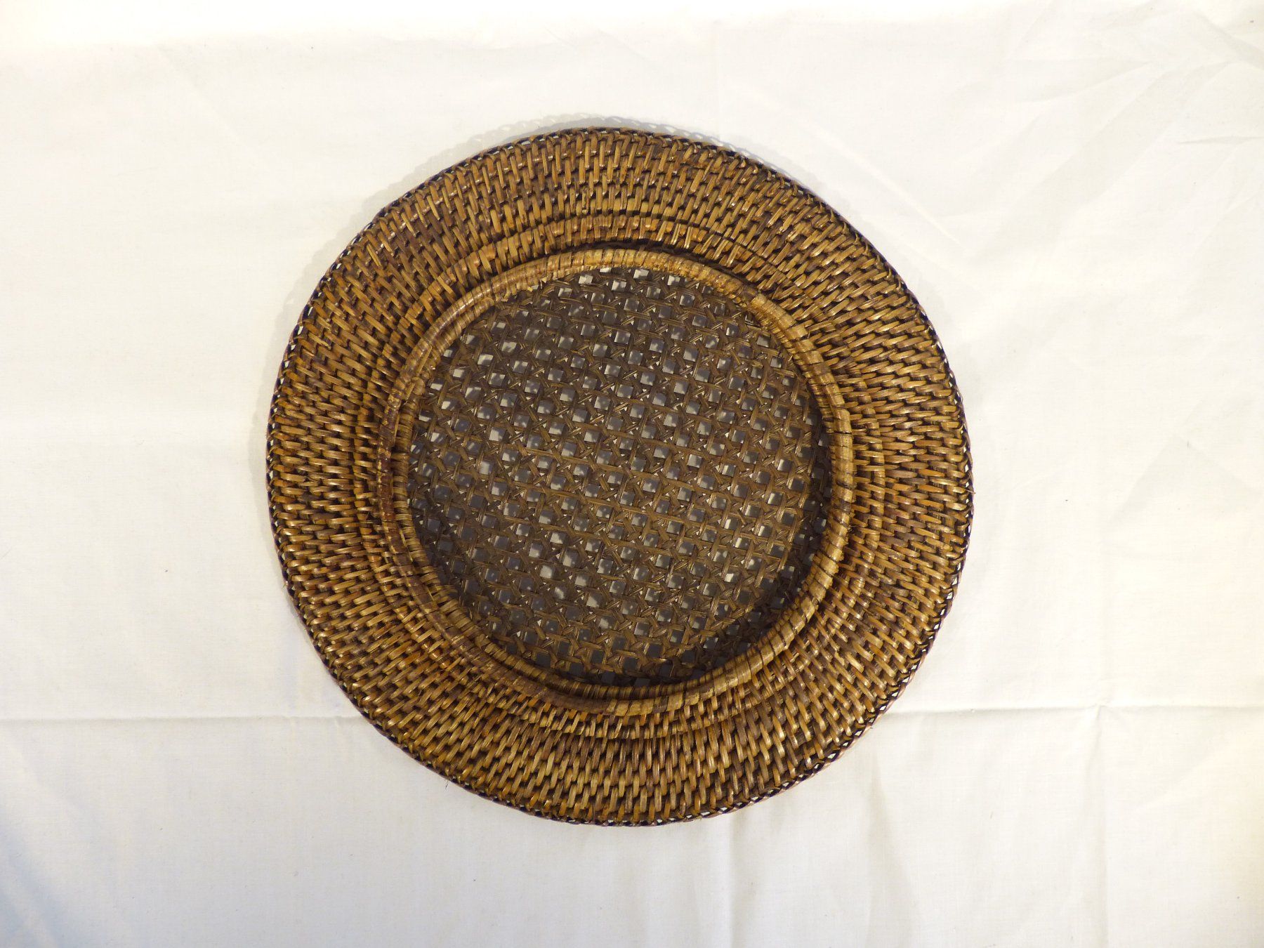 Tutte le decorazioni: Deko Teller aus Rattan – Nuovo (secondo la descrizione) da Zürich venduto da botschinski 2