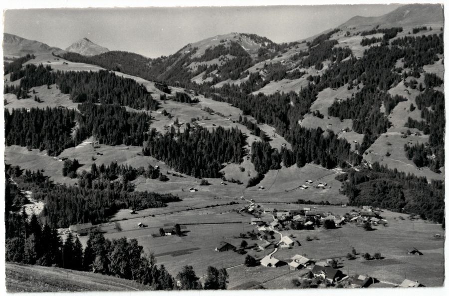 Cartoline postali: St. Stephan im Simmental, um 1940 – Usato da Frauenfeld venduto da POML
