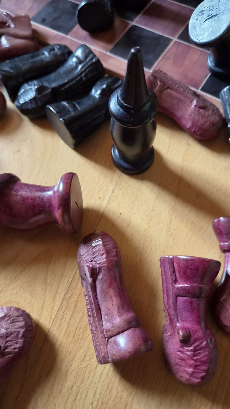 Giochi: altes Afrika Schachspiel Speckstein – Usato da Kölliken venduto da Upcycling-by-Mc-TAM 5