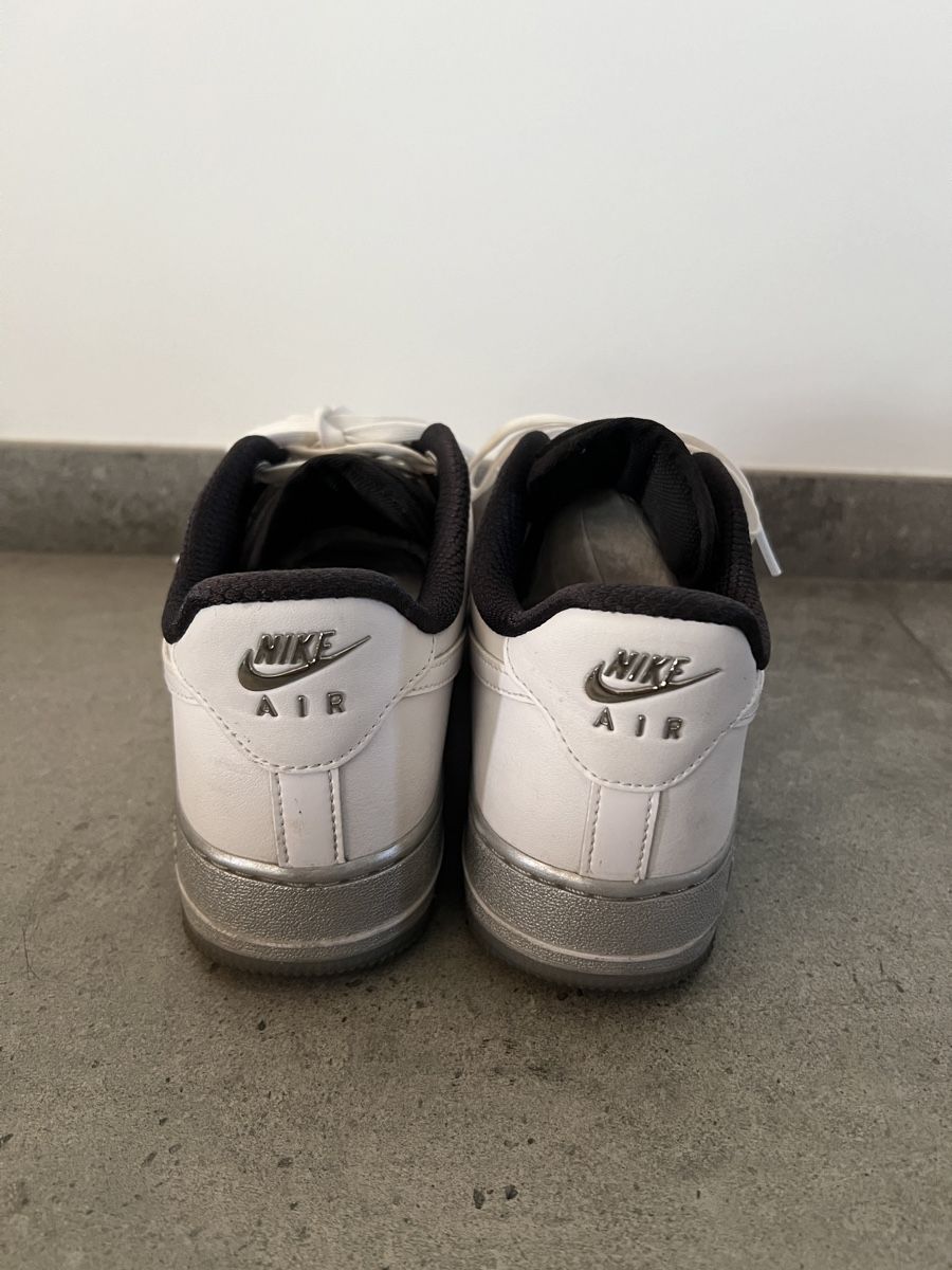 Nike Herrenschuhe: Nike air force black - white - silver / Size 40,5 – Gebraucht aus Cama von UnleashdByAna 2