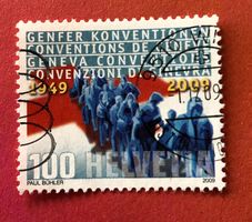 Nr.1328 Genfer Konvention Sondermarken GESTEMPELT 2009  