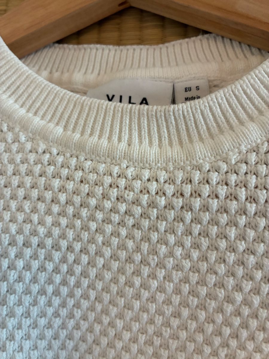 Vila Maglioni & Felpe: Pullover Vila weiss 100 Prozent Bio-Baumwolle Grösse S – Usato da Romanshorn venduto da phe_qs2q 4