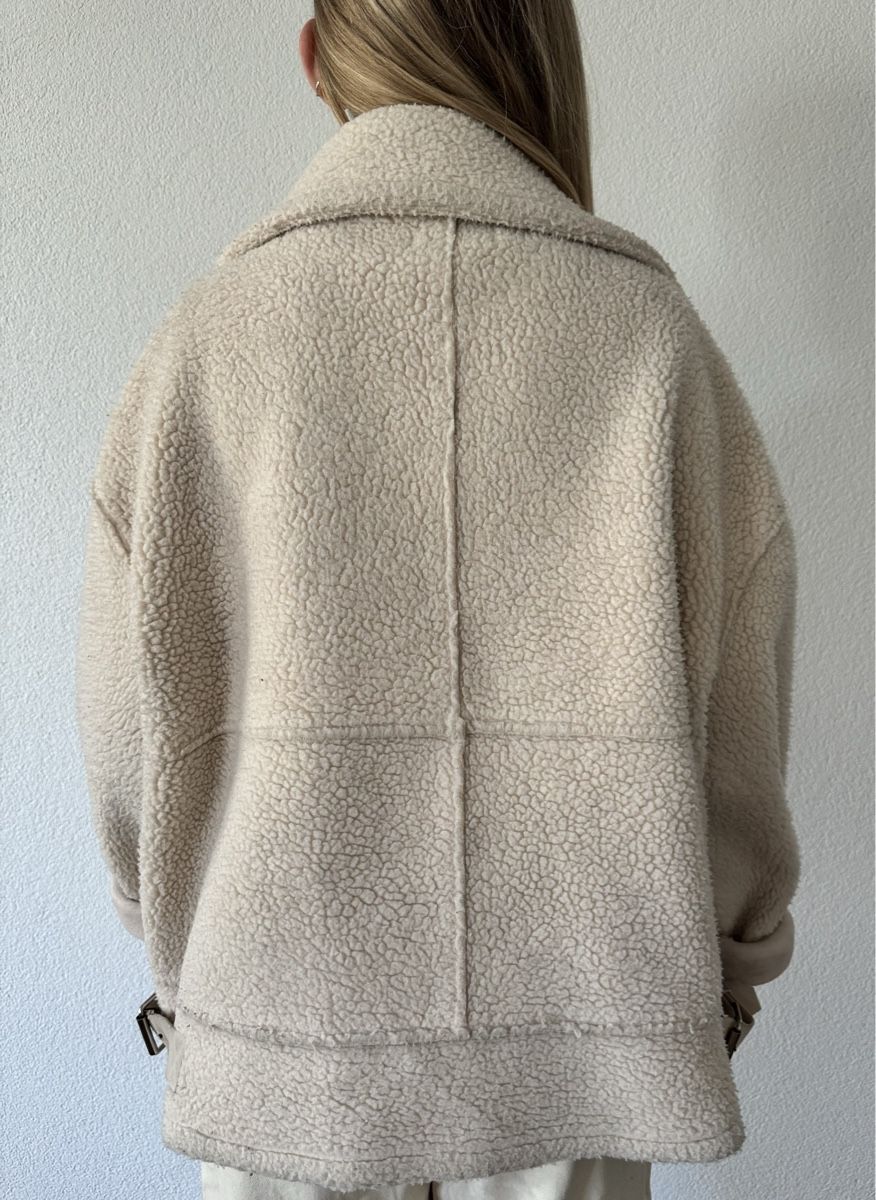 Vestes: Second Script WOW!!! ❤️ Winter Teddy Jacke beige Oversized – D'occasion à Gibswil par Engelsgleich 4