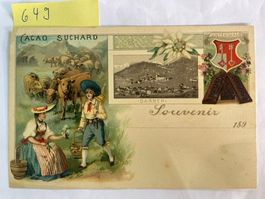 Alte Ansichtskarte Cacao Suchard Unterwald, Sarnen