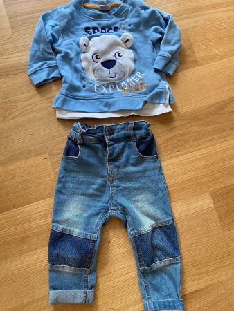 Smile Kleiderpaket (Pullover & Jeans), wie neu Gr 74