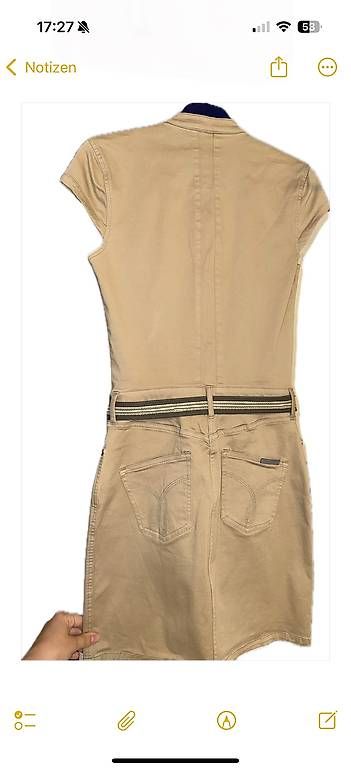 Calvin Klein Vestiti: Calvin Klein Jeanskleid beige Gr. S – Nuovo (secondo la descrizione) da Rheinfelden venduto da nned1