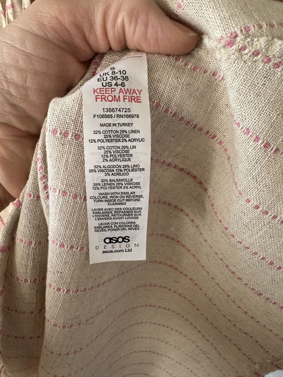 Asos Vestiti: Asos Kleid mit leinen Grösse S – Nuovo (secondo la descrizione) da Bern venduto da Tana31 3
