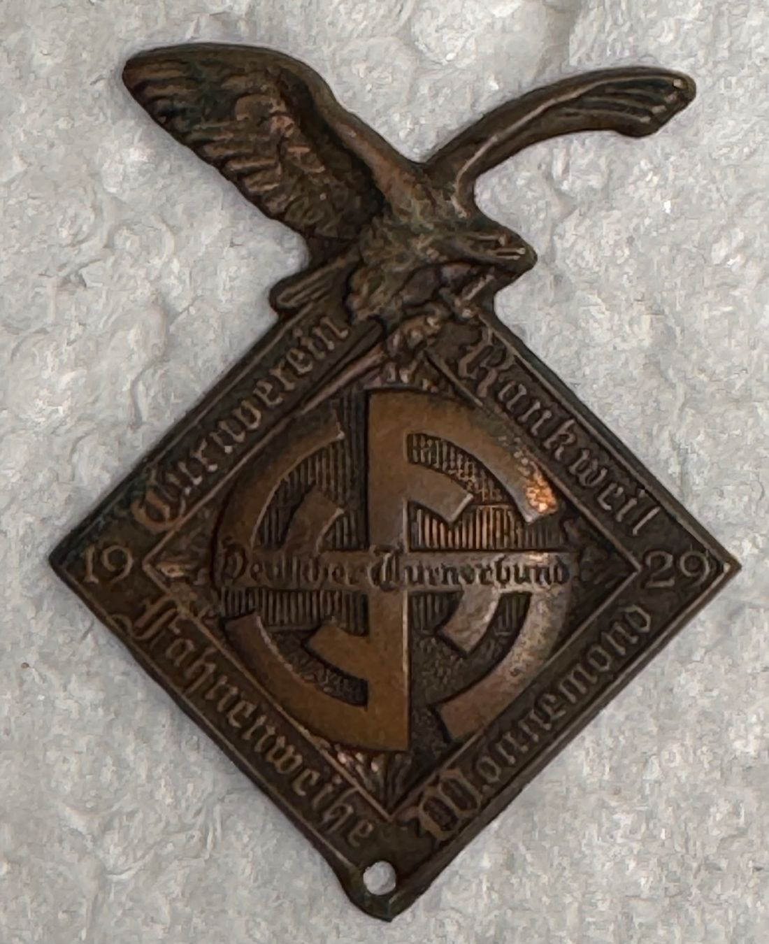 Placchette & Badge: Fahnenweihe Turnverein Rankweil Wonnemond 1929 – Usato da Andwil SG venduto da Ariisa1234