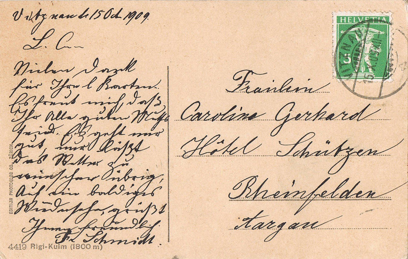 Cartes postales: Rigi-Kulm – D'occasion à Buchs AG par Baerfisch 1