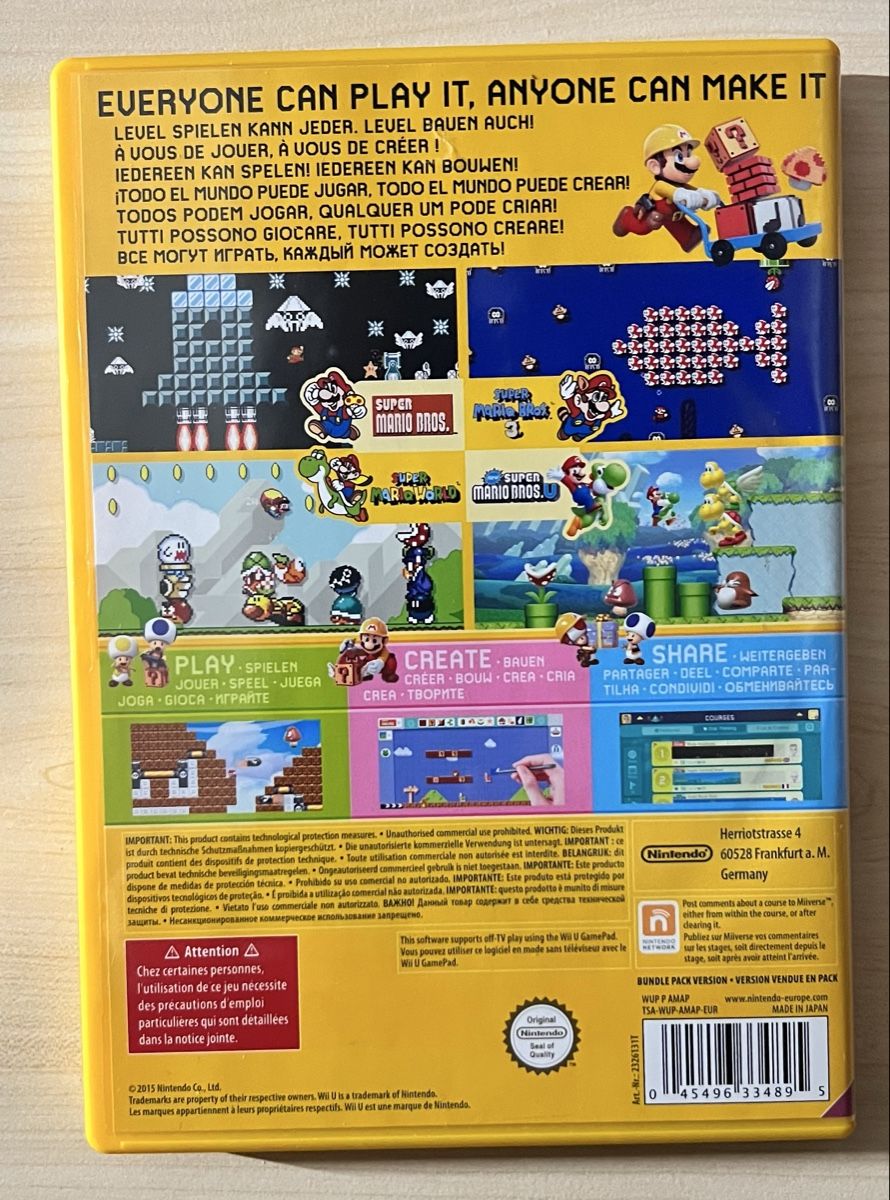 Giochi: Super Mario Maker WiiU – Usato da Grandevent venduto da David28313 1