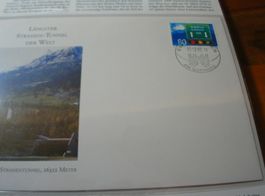 Sonderbrief 1992, Gotthardtunnel, längster Strassentunnel