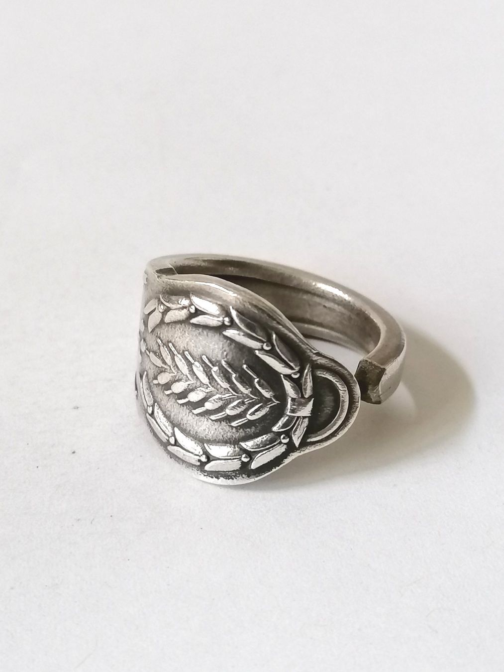 Ringe: Ring aus Silberbesteck, Grösse 58 – Neu (gemäss Beschreibung) aus Suhr von zum1.zum2.und