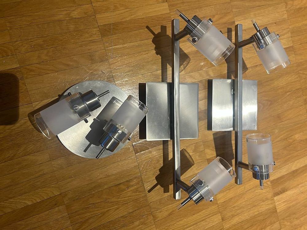 Lustres & lampes de plafonds: Halogen-Deckenstrahler, 2-flammig (je 40Watt) – D'occasion à Zürich par kathivo 2