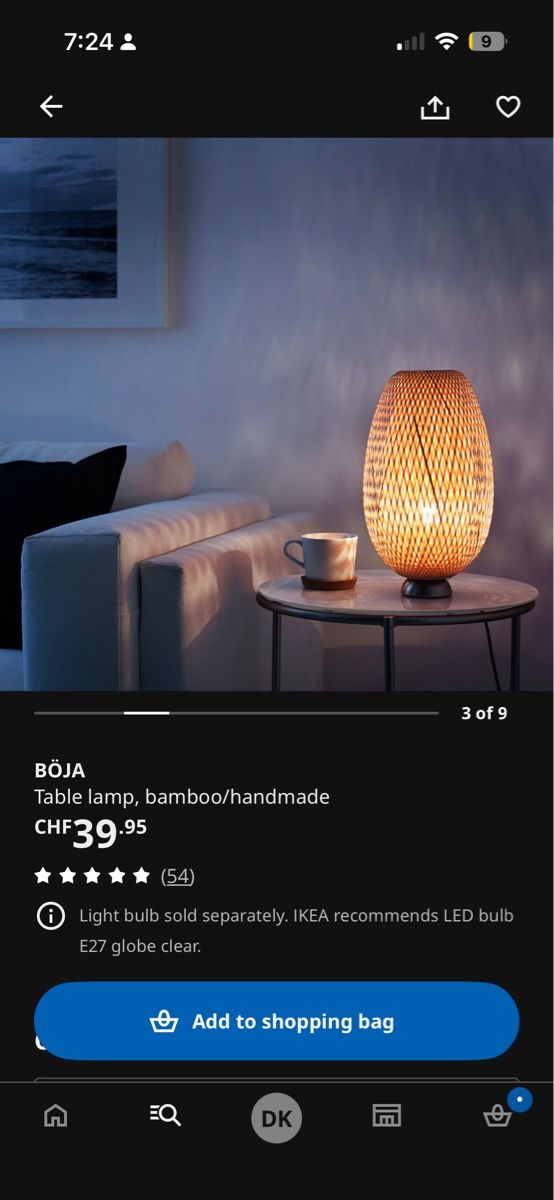 Ikea Lampen: IKEA Böja Tischlampe / table lamp – Gebraucht aus Opfikon von dku_2wb5
