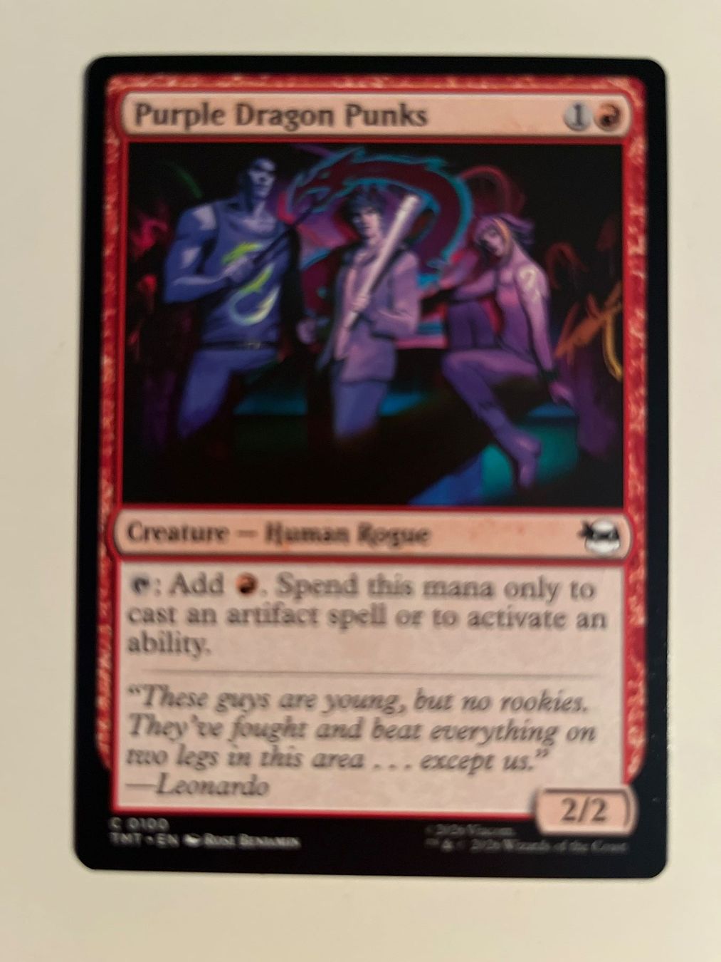 Magic The Gathering Carte collezionabili: 1 x Purple Dragon Punks - Magic: The Gathering - MtG – Usato da Kriens venduto da Shadi1980