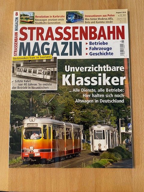 Zeitschriften & Magazine: Strassenbahn Magazine 2018 – Gebraucht aus Meilen von jon_7mkz 5