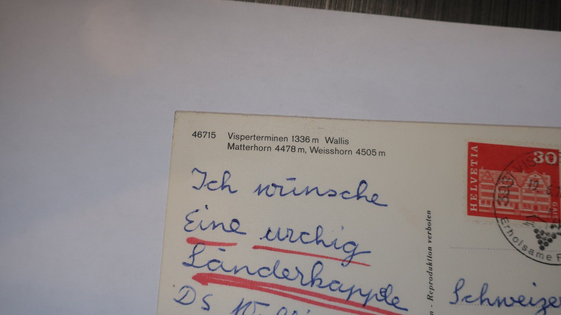 Cartoline postali: Visperterminen  1976 – Usato da Cormoret venduto da Pascalll2001 4