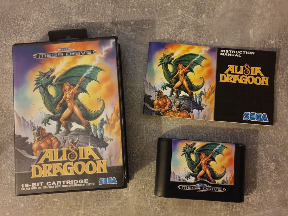 Alsa Dragoon Megadrve PAL - Prx - Photo - Présentaton