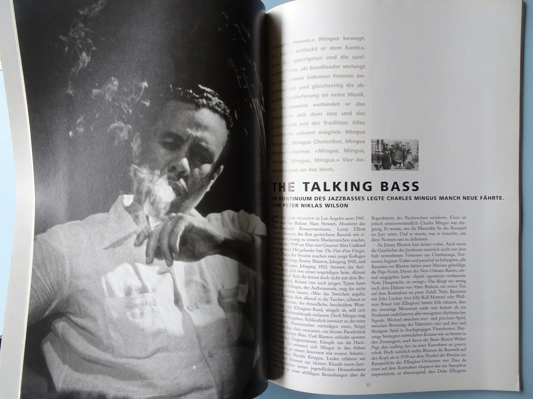 Riviste & Magazine: DU: Charles MINGUS -  Talking Bass – Usato da Basel venduto da Kornblumen 5