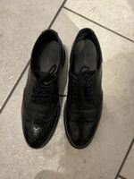 Schwarze Brogues – Grösse 39  Stilvoll schwarz