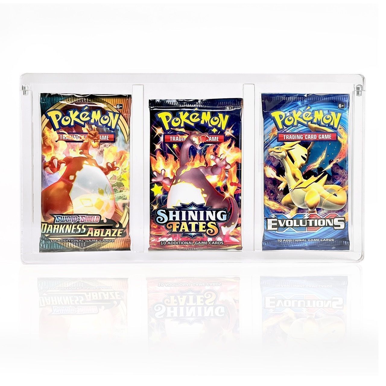 Pokémon Carte collezionabili: Pokemon Acrylic Acryl case 3 Boosters – Nuovo e nell'imballaggio originale da Contone venduto da Adamantium_swiss 1