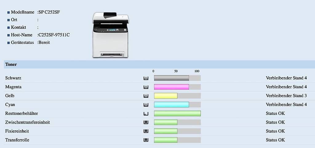 Drucker: Ricoh SP C252SF, Farb-Laserdrucker A4 – Gebraucht aus Gordola von martin410 1
